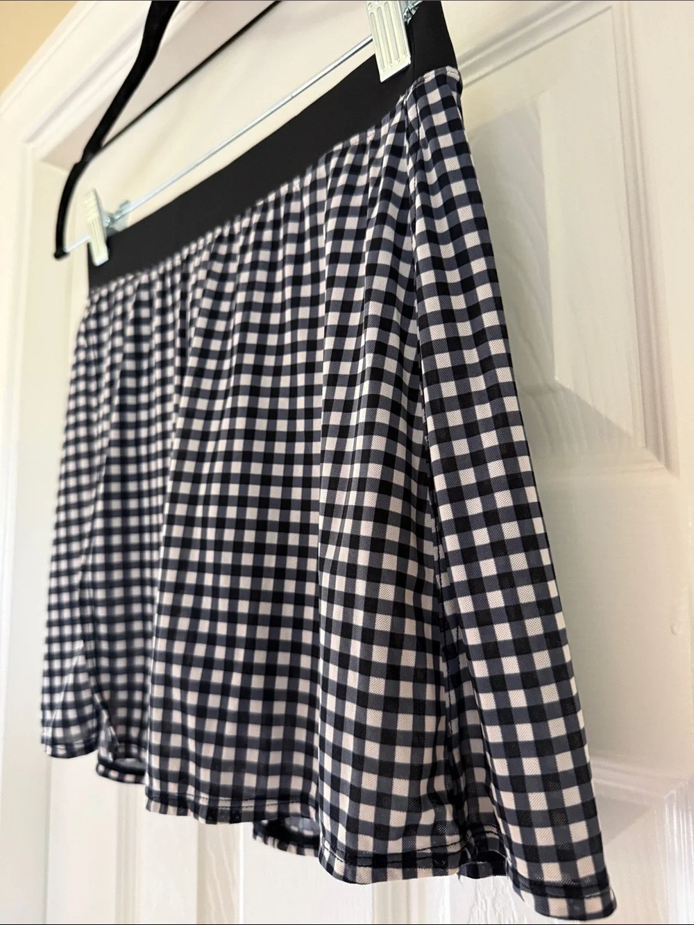 ALO gingham skirt